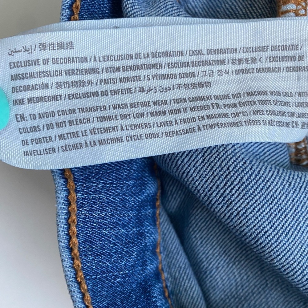 Abercrombie & Fitch Skinny Stretch Jeans Womens 29x30 Medium Wash Blue Mid Rise - Picture 8 of 10